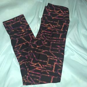 LuLaRoe printed leggings